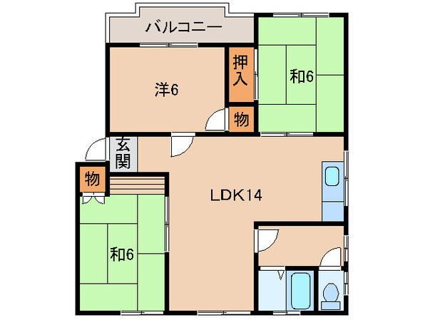 コーポ紀光の物件間取画像